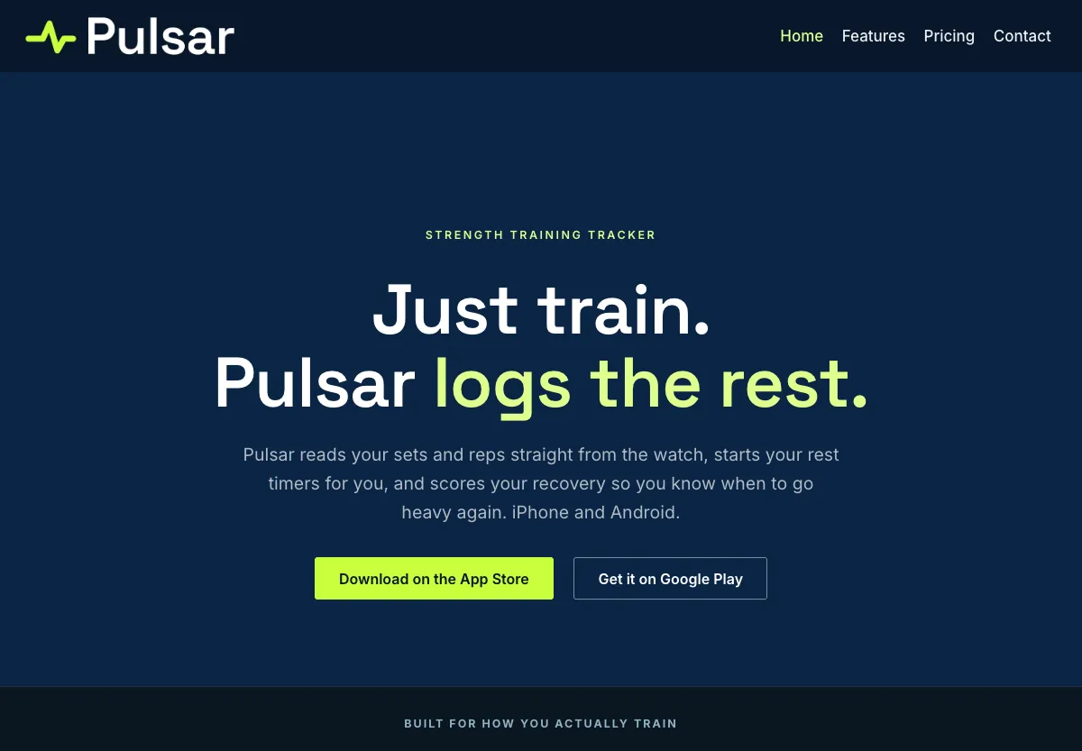 Pulsar - tech & startups preview site built by the Flashcloud team